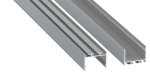 Profile LUMINES type alba silver anodized 4,15 m